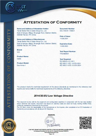H05v K H05v U H05v R Approved Hook Up Pvc Single Core Cable